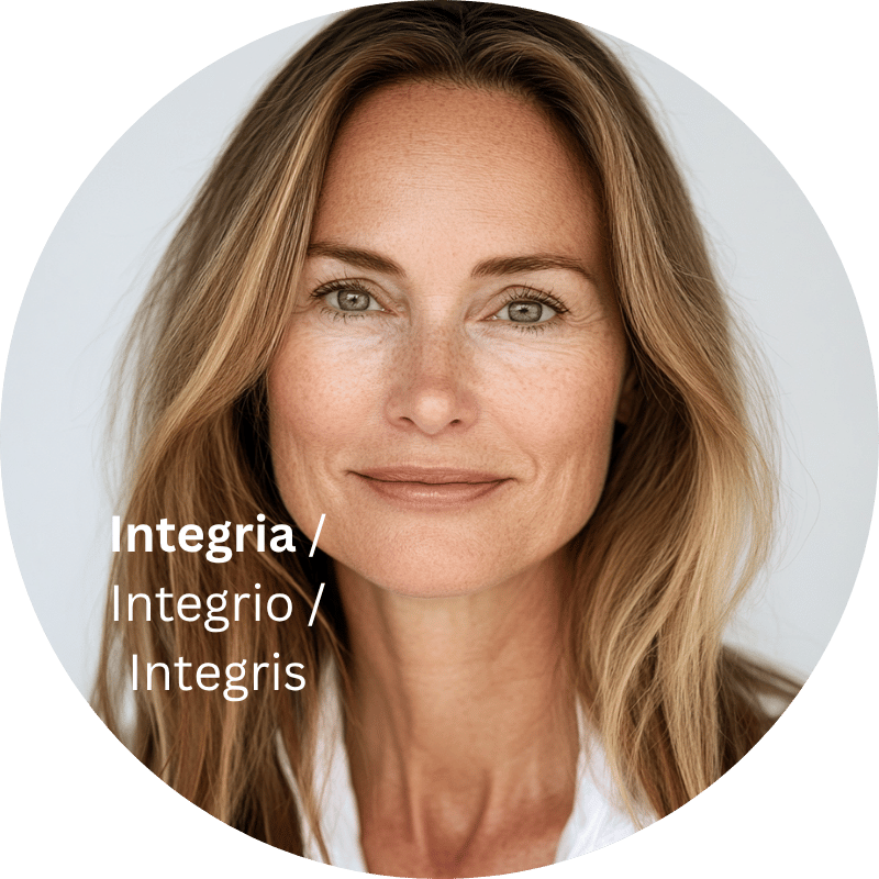 Integria / Integrio / Integris – zurück zu dem, was echt ist Authentizität statt dich verbiegen. Wie du wieder im Einklang mit deinen Werten denkst, fühlst und handelst. • MyDreamTeamChat.io Persona